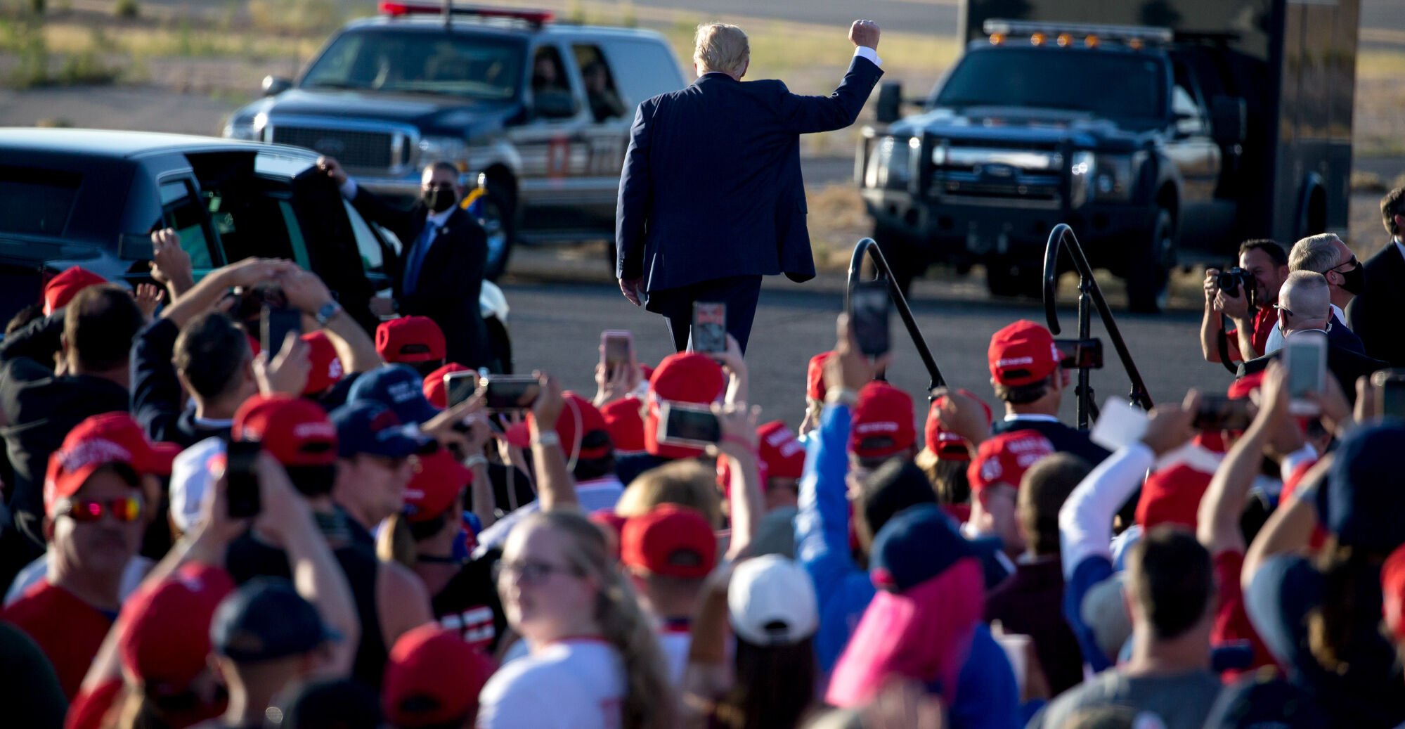 President Trump in Tucson